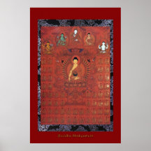 Buddha Shakyamuni 5 Religious Art Poster Series
