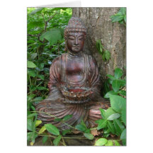 Buddha Statue Greeting Cards