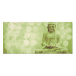 buddha the light (light green) foto drucke