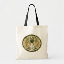 Buddha Under the Bodhi Tree Canvas Bags