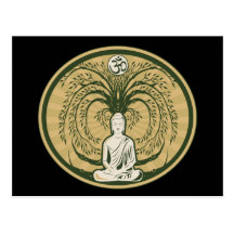 Buddha Under the Bodhi Tree Postcards