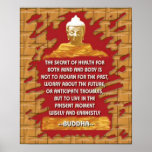 buddha's secret of health posters