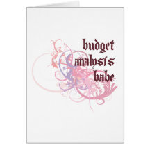 Budget Analysis Babe Card
