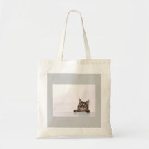 budget tote with cat tote bag