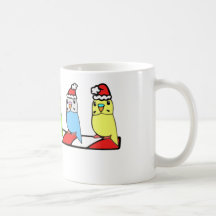 Budgies- Christmas Coffee Mugs