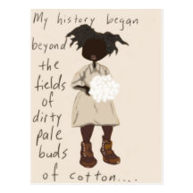buds of cotton post card