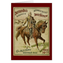 Buffalo Bill Wild West Daily Shows Card