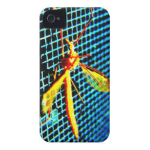Bug on a Screen iPhone 4 Cases