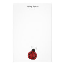 Buggin' You Again · Ladybug Stationery Paper