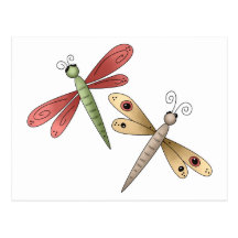 Buggin' You · Dragonflies Post Card