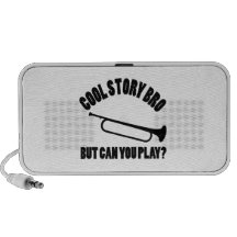 Bugle vector designs travel speakers