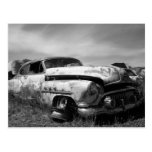 Buick Car In a Junkyard Postcards
