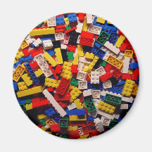 Building Blocks Fridge Magnet