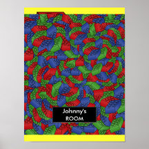 Building blocks Poster For a Kid's Room