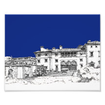 Building ink green art photo