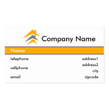Building or Roofing Business Card Design