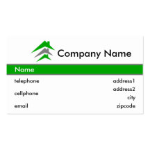 Building or Roofing Business Card Design