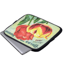 Bulbs and Seeds Red and Yellow Tulip Laptop Sleeves
