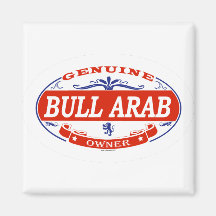 Bull Arab Refrigerator Magnet