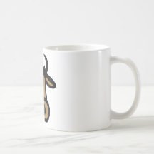 Bull head face coffee mugs