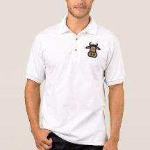 Bull head face polos