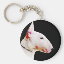 Bull Terrier keychain