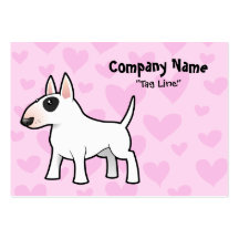 Bull Terrier Love Business Card