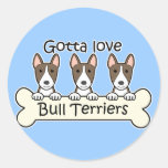 Bull Terrier Lover Stickers