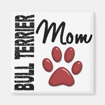 Bull Terrier Mum 2 Magnets