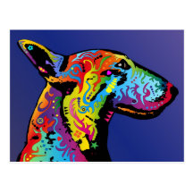 Bull Terrier Postcard