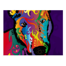 Bull Terrier Postcard