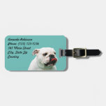 Bulldog Luggage Tag