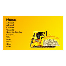 Bulldozer Business Card