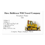 Bulldozer Dozer Business Cards