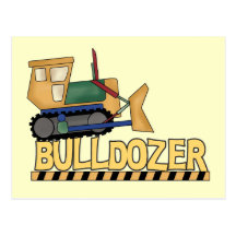 Bulldozer Tshirts and Gifts Postcards