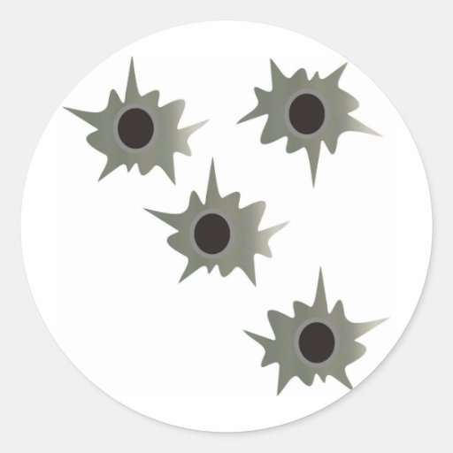 Bullet Holes Stickers