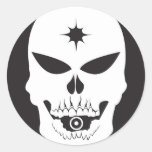 Bullet Skull Stickers
