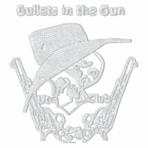 Bullets in the Gun Ute Club Embroidered Black Polo