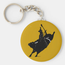Bullrider 100 key chain