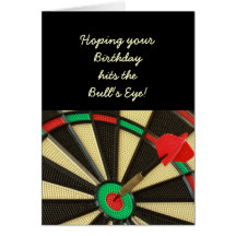 Bull's Eye Birthday Greeting Card