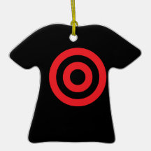 Bulls Eye Christmas Ornaments