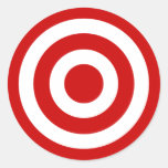 Bull's_Eye Round Stickers