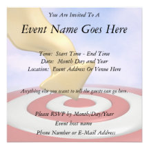 Bullseye! Personalised Invite