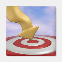 Bullseye! Refrigerator Magnets
