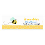 Bumble Bee Skinny Business Card Favour Tag