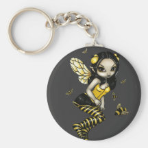 "Bumblebee Fairy" Keychain