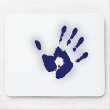 Bumped logo on mousepad