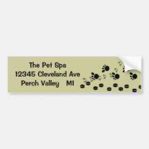 Bumper Sticker Farm Pet Hooves Paws Hoofs Tracks