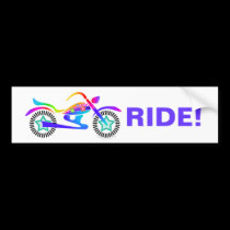 Bumper Sticker Motorcycle Bike Biker bumper stickers