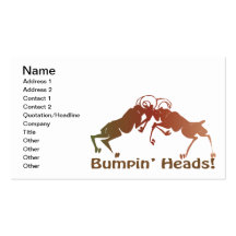 Bumpin Heads Business Card Template